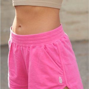 FP Movement by Free People Get Set pink shorts, size Small NWT